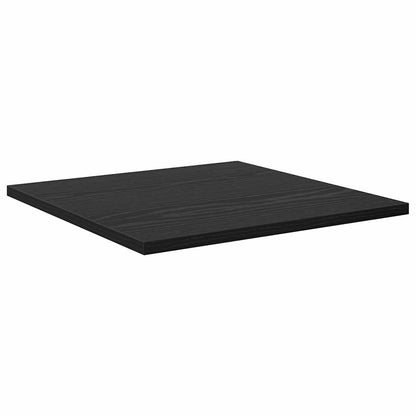 Scaffale 4 pcs Nero 40 x 40 x 1,5 cm Legno multistrato