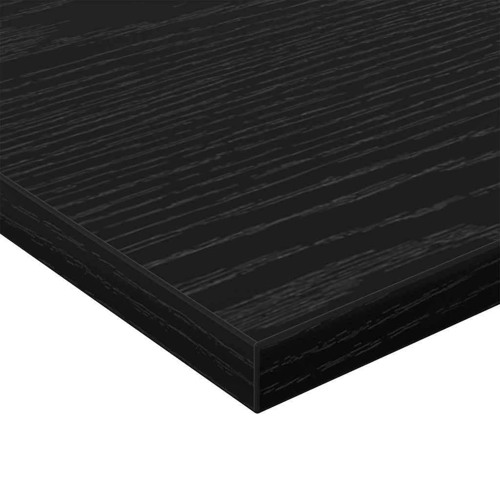 Scaffale 4 pcs Nero 60 x 30 x 1,5 cm Legno multistrato