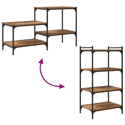 Scaffale 4 pcs Marrone 60 x 40 x 1,5 cm Legno multistrato | homemem39