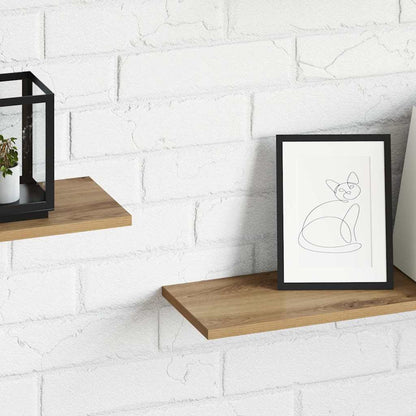 Scaffale 3 livelli 4 pcs 80 x 20 x 1,5 cm Legno multistrato | homemem39