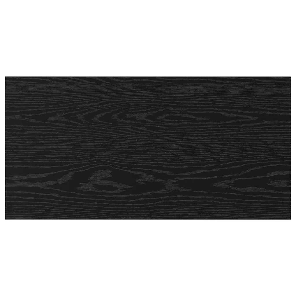 Scaffale 4 pcs Nero 80 x 40 x 1,5 cm Legno multistrato