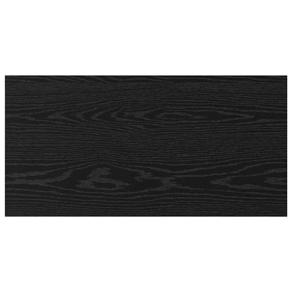 Scaffale 4 pcs Nero 80 x 40 x 1,5 cm Legno multistrato