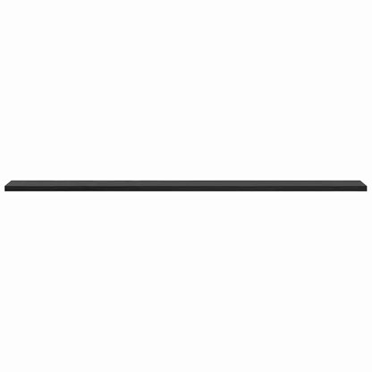 Scaffale 4 pcs Nero 100 x 10 x 1,5 cm Legno multistrato | homemem39