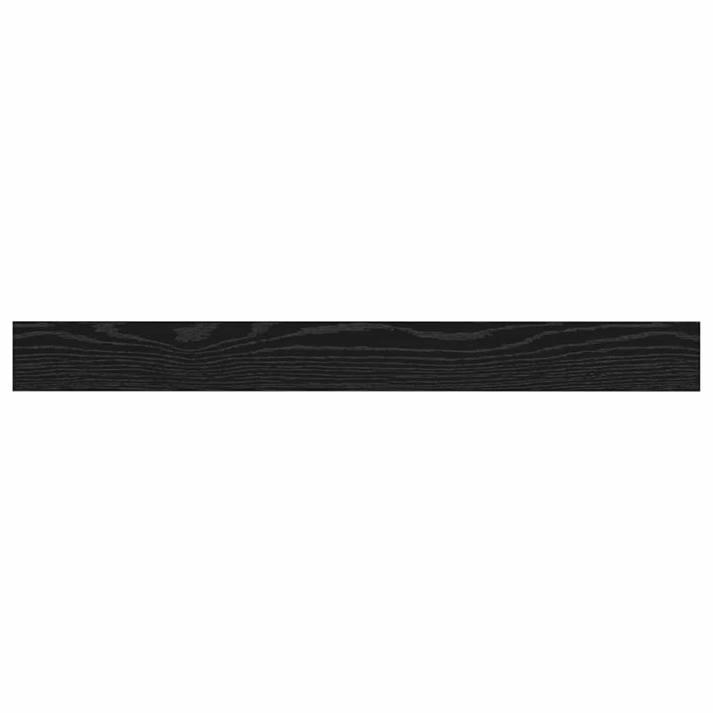 Scaffale 4 pcs Nero 100 x 10 x 1,5 cm Legno multistrato | homemem39