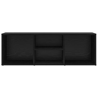 Panca per scarpe Rovere Nero 102 x 35 x 35 cm Legno multistrato