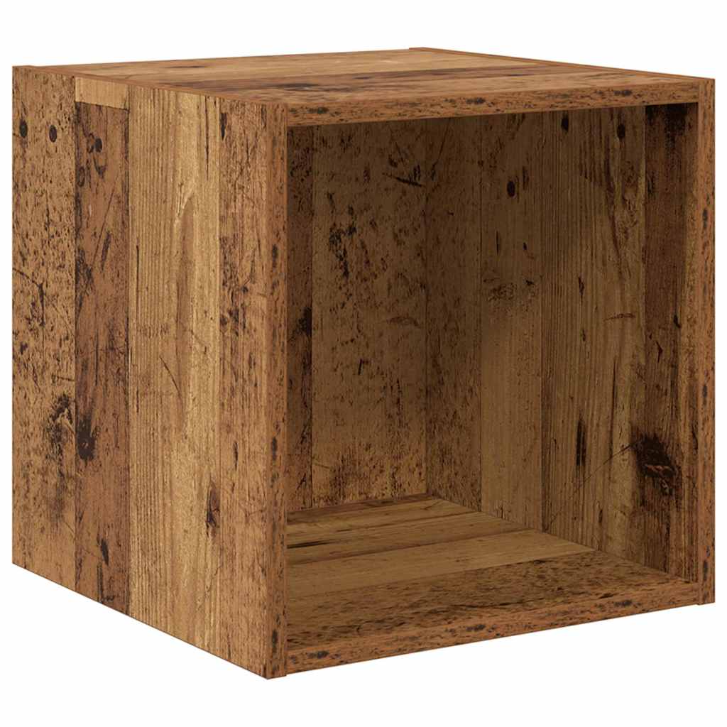 Armadietto a muro 2 pcs Legno vecchio 37 x 37 x 37 cm