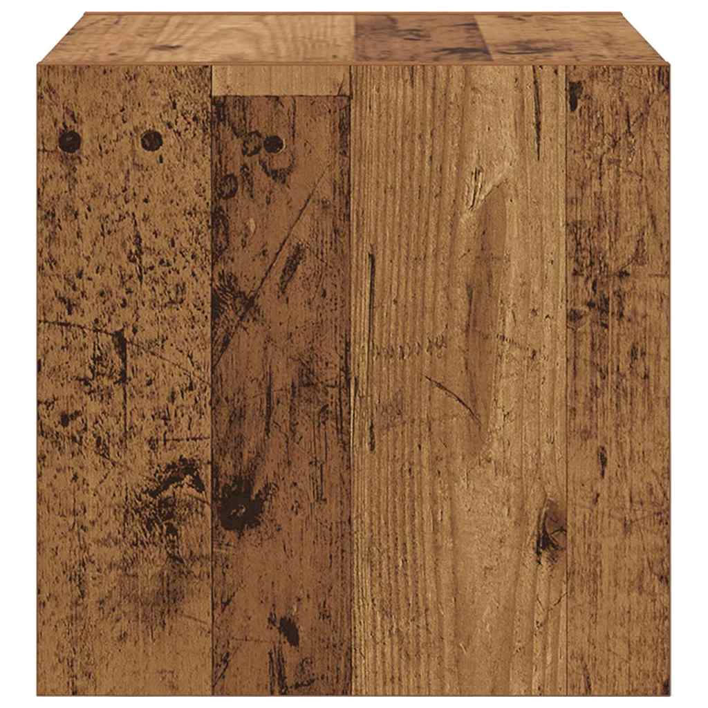 Armadietto a muro 2 pcs Legno vecchio 37 x 37 x 37 cm