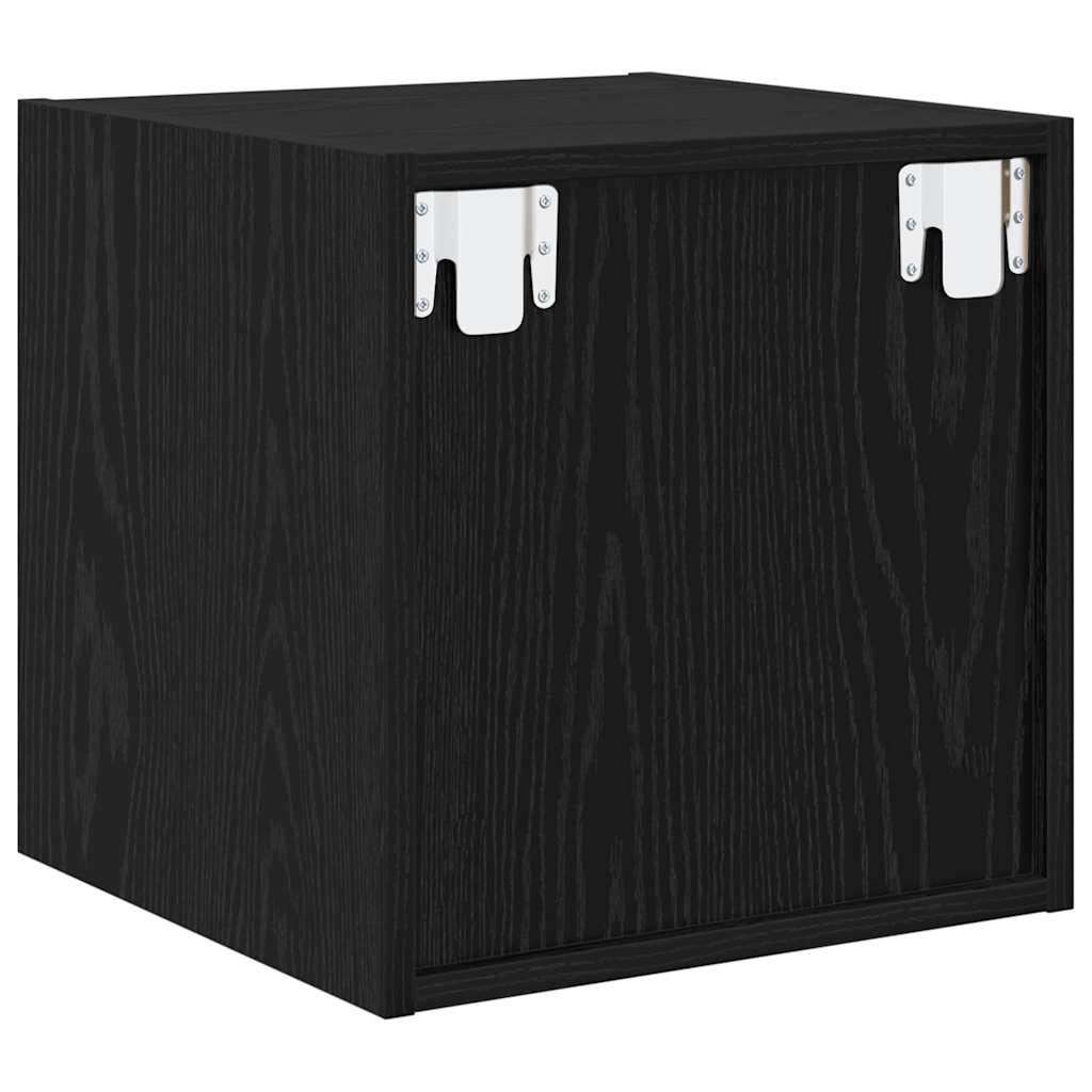 Armadietto a muro Rovere Nero 37 x 37 x 37 cm Legno multistrato | homemem39