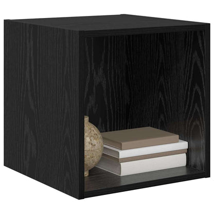 Armadietto a muro Rovere Nero 37 x 37 x 37 cm Legno multistrato | homemem39