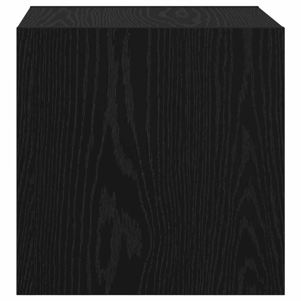 Armadietto a muro Rovere Nero 37 x 37 x 37 cm Legno multistrato | homemem39
