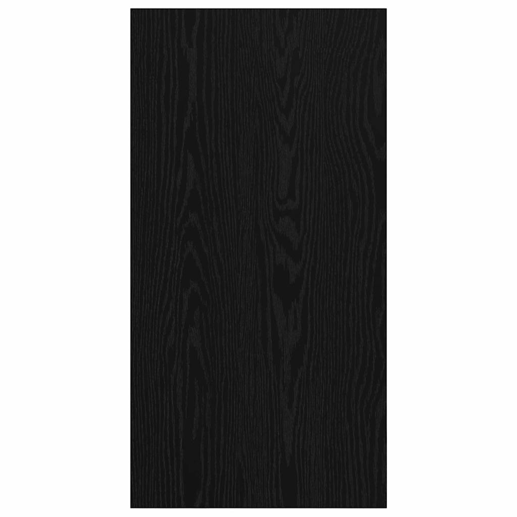 Set mobile TV Rovere Nero 37 x 37 x 72 cm Legno multistrato