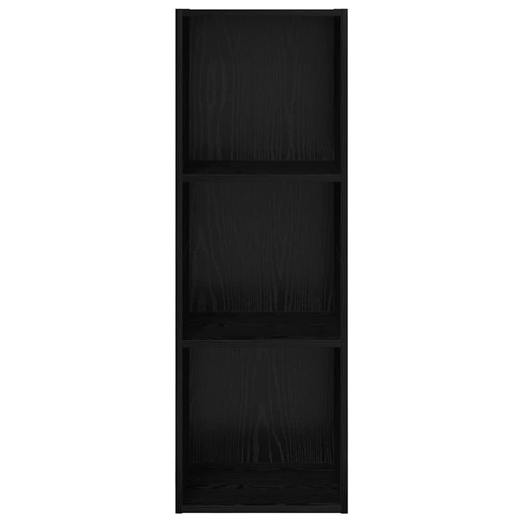 Set mobile TV Rovere Nero 37 x 37 x 107 cm Legno multistrato