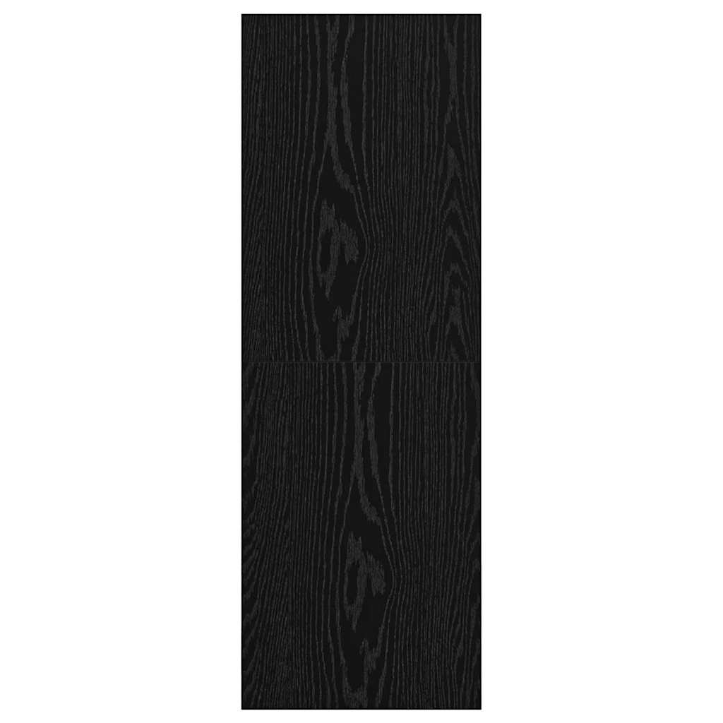 Set mobile TV Rovere Nero 37 x 37 x 107 cm Legno multistrato