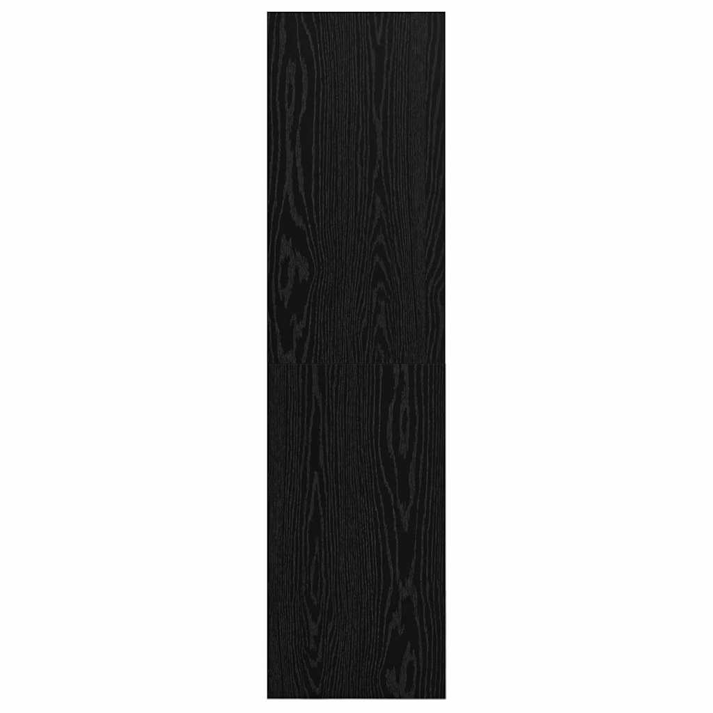 Set mobile TV Rovere Nero 37 x 37 x 142,5 cm Legno multistrato