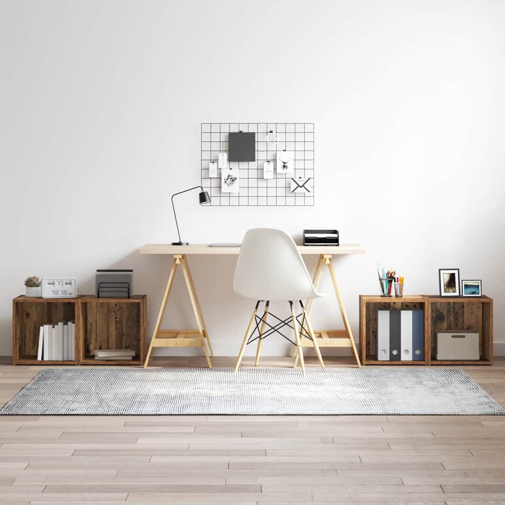 Set mobile TV 4 pcs Legno vecchio 37 x 35 x 37,5 cm