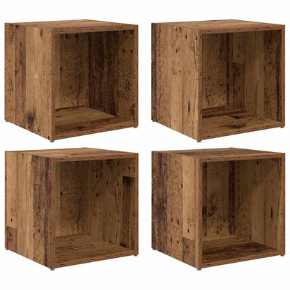 Set mobile TV 4 pcs Legno vecchio 37 x 35 x 37,5 cm