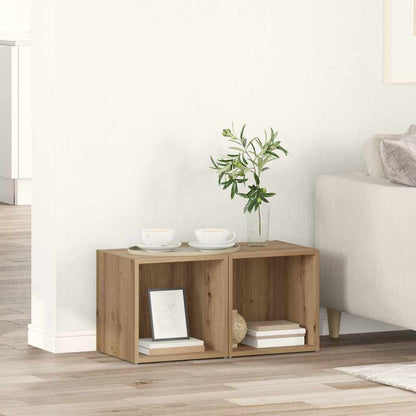 Set mobile TV 2 pcs Rovere artigianale 37 x 35 x 37,5 cm