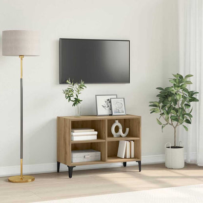 Set mobile TV Montaggio a parete Marrone Legno ingegnerizzato