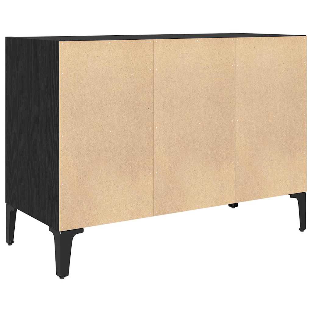Set mobile TV Montaggio a parete Nero Legno ingegnerizzato