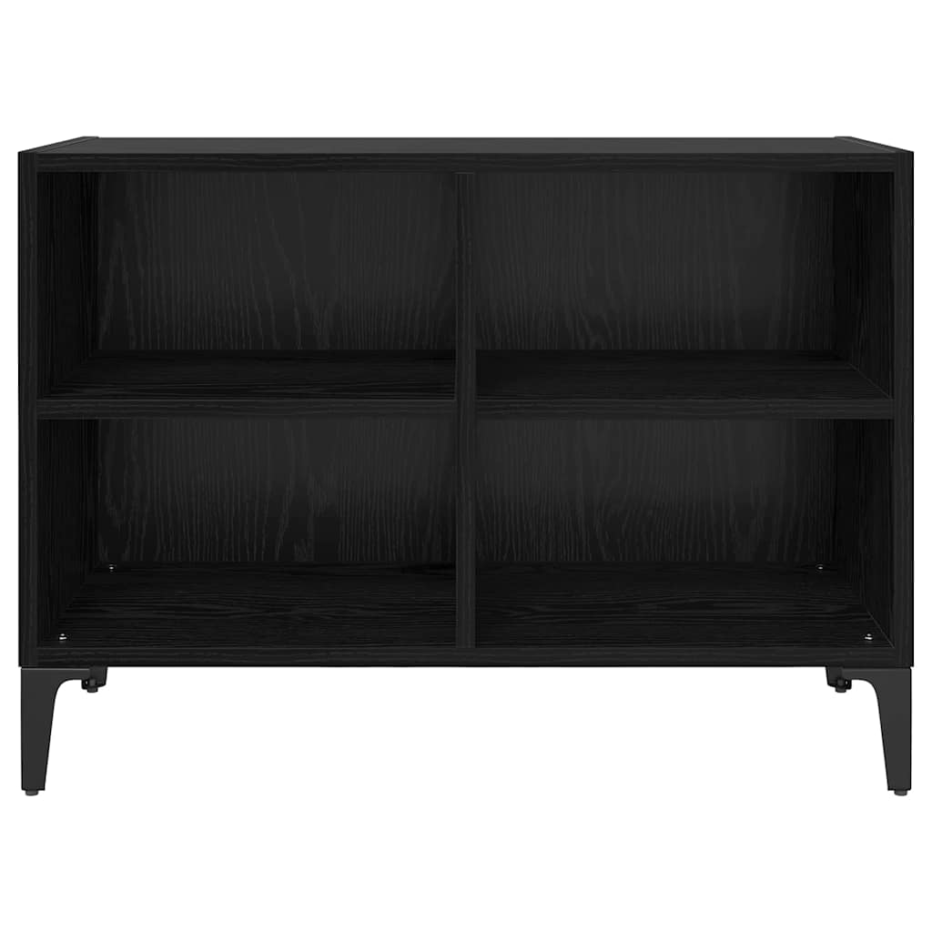 Set mobile TV Montaggio a parete Nero Legno ingegnerizzato