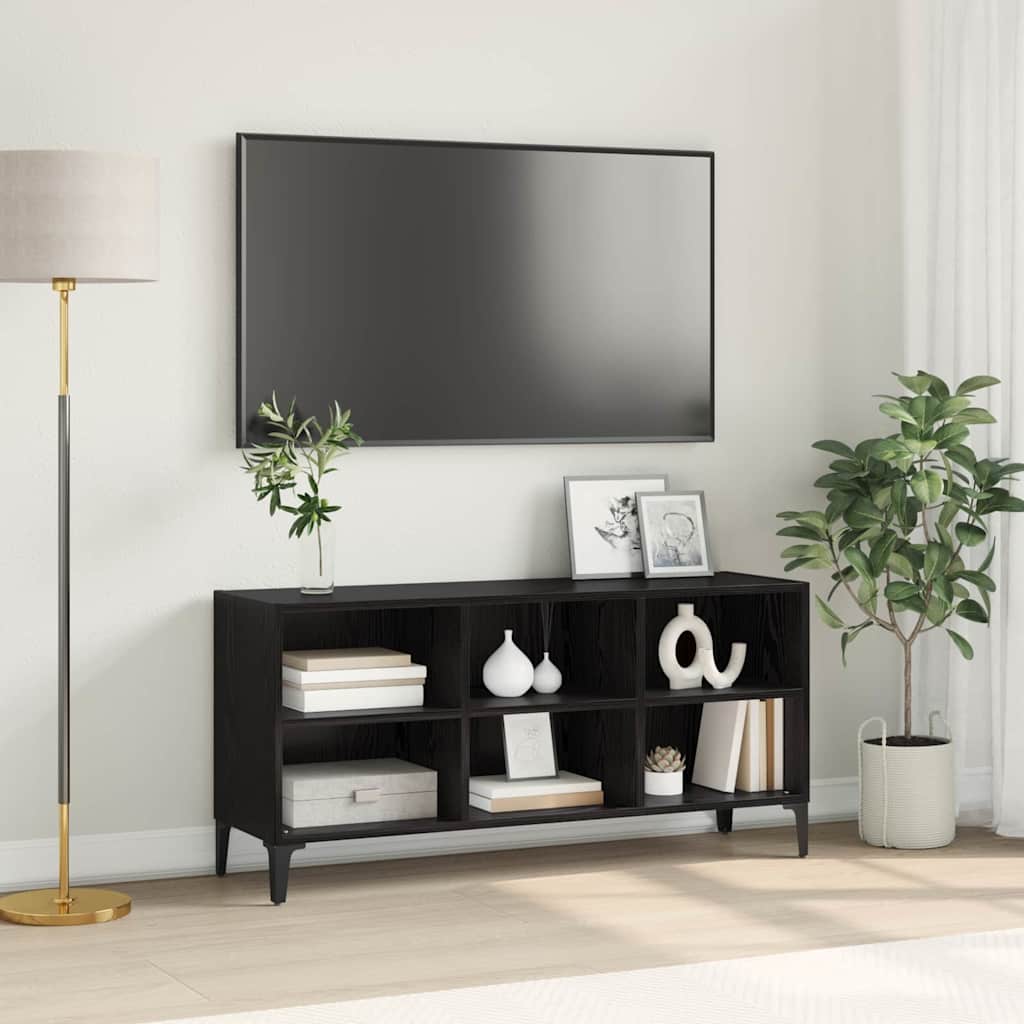 Set mobile TV Nero 103,5 x 30 x 50 cm Legno ingegnerizzato