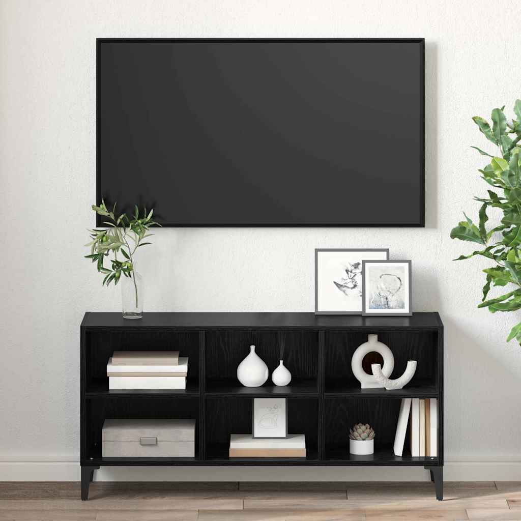 Set mobile TV Nero 69,5 x 30 x 50 cm Legno multistrato