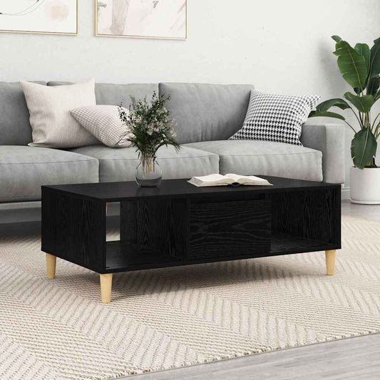 Tavolino da salotto Rovere Nero 102 x 55 x 35 cm | homemem39