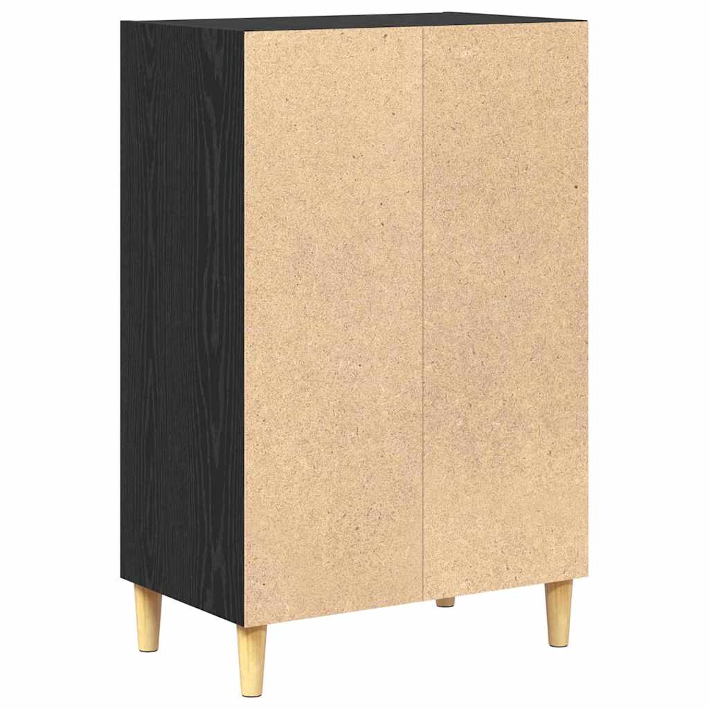 Credenza Rovere Nero 57 x 35 x 89.5 cm Legno multistrato