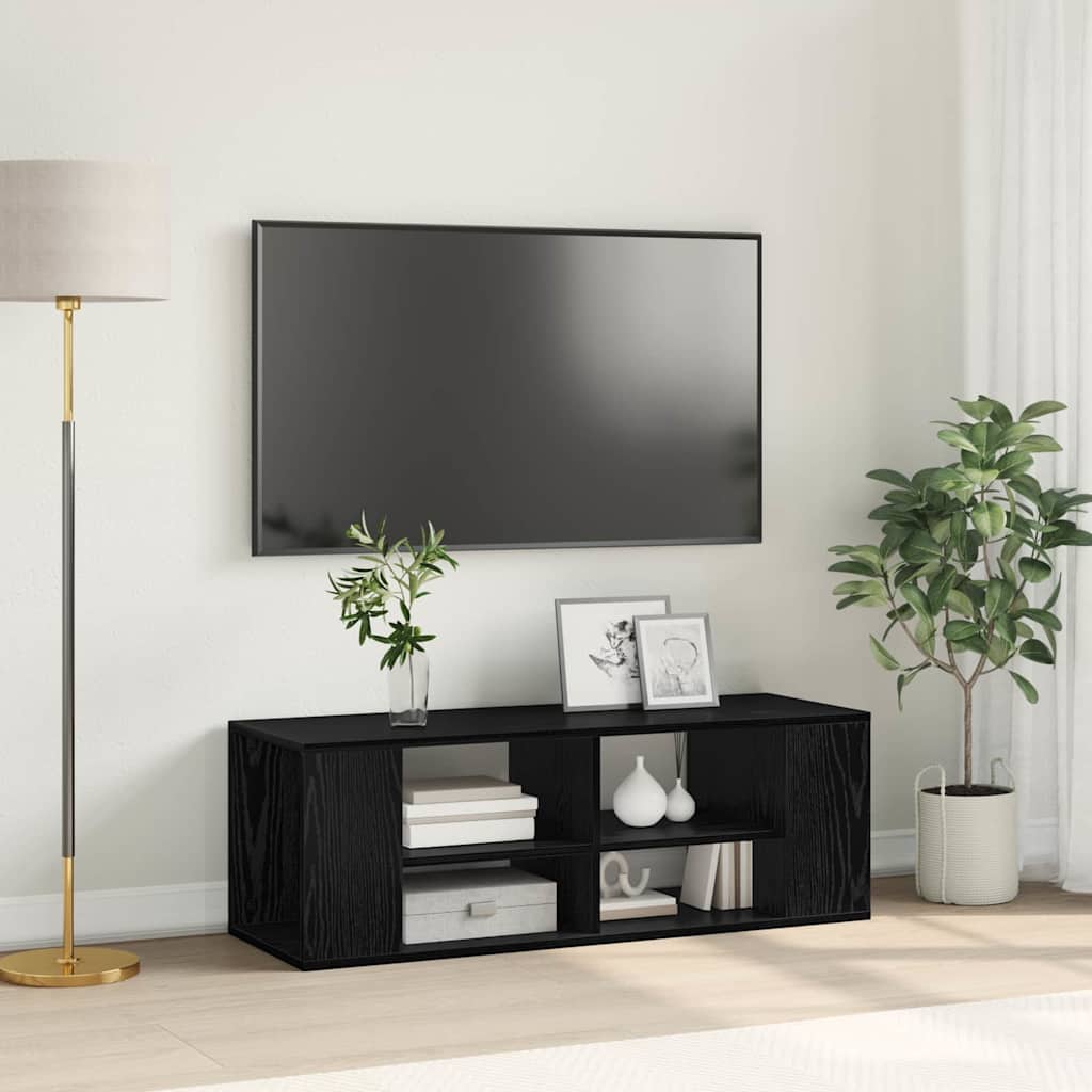 Mobile TV da Muro Rovere nero 102 x 35 x 35 cm