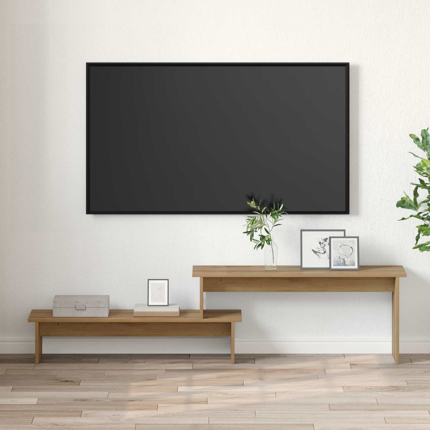 Set mobile TV Rovere artigianale 180,5 x 30 x 43 cm