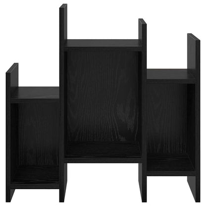 Mobile laterale Rovere Nero 60 x 26 x 60 cm Legno multistrato