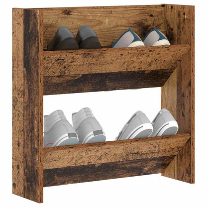 Mobile per scarpe con lo scaffale Legno vecchio 60 x 18 x 60 cm