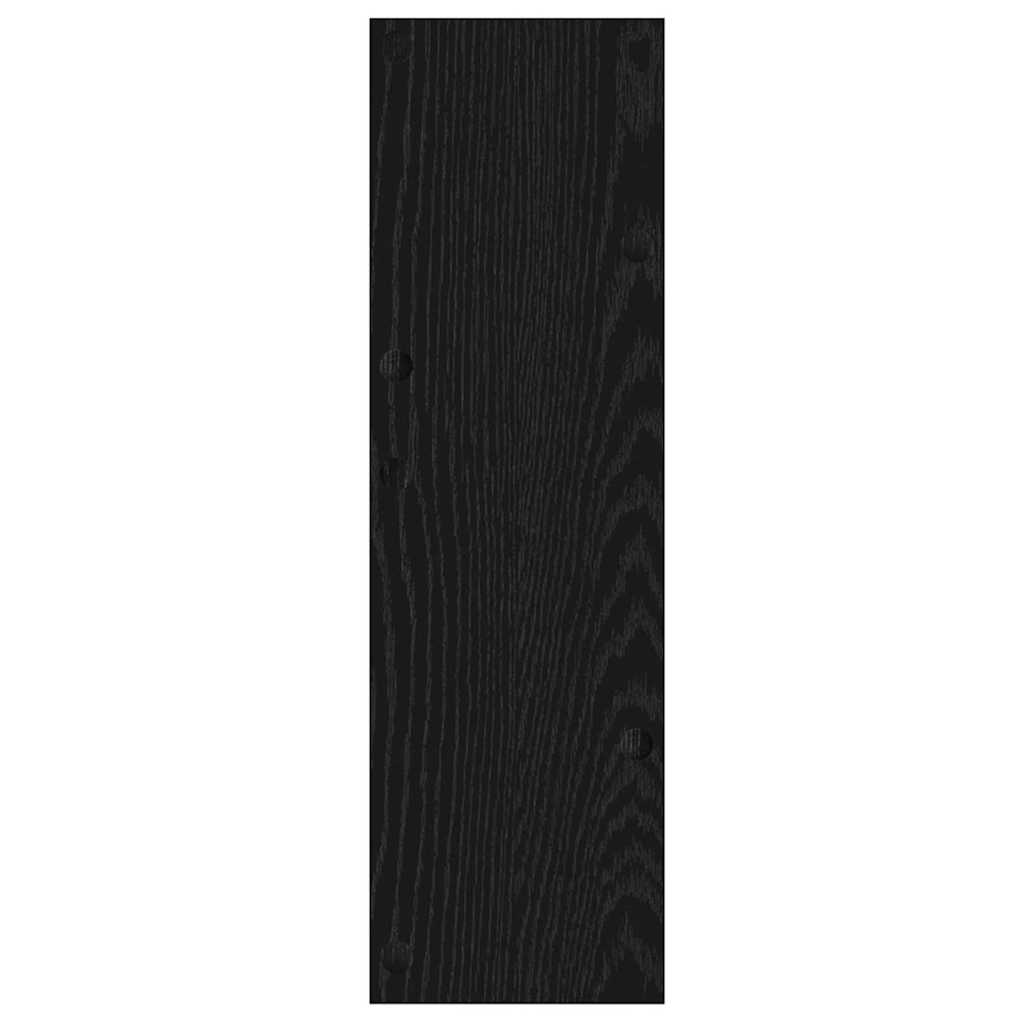 Mobile per scarpe 2 pcs Rovere Nero 60 x 18 x 60 cm