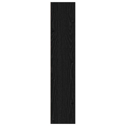 Mobile per scarpe Rovere Nero 60 x 18 x 90 cm Legno multistrato