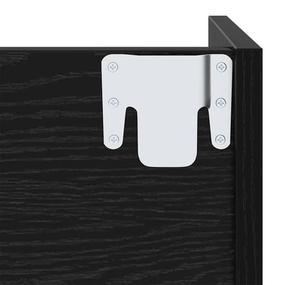 Mobile per scarpe 2 pcs Rovere Nero 60 x 18 x 90 cm