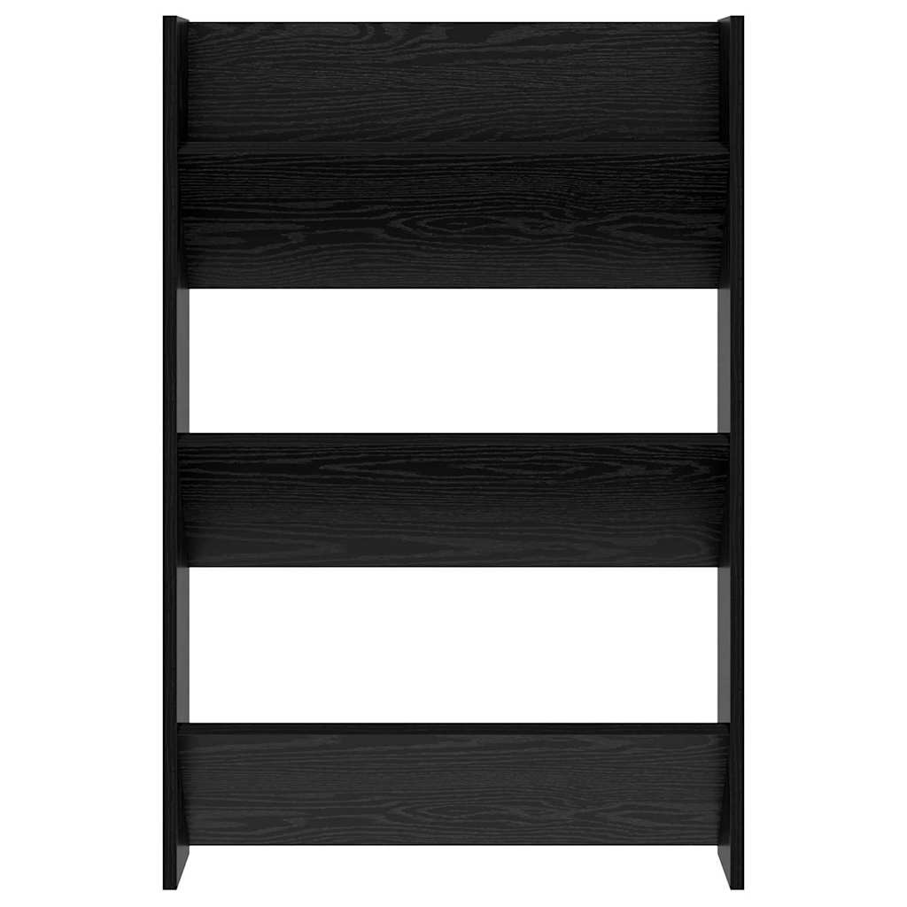 Mobile per scarpe 2 pcs Rovere Nero 60 x 18 x 90 cm