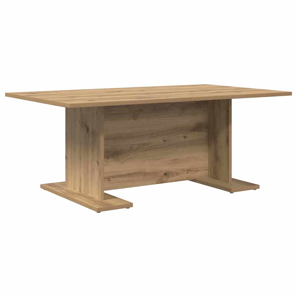 Tavolino da salotto rovere artigianale 103,5 x 60 x 40 cm