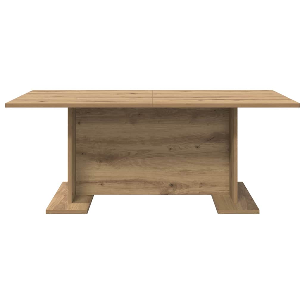 Tavolino da salotto rovere artigianale 103,5 x 60 x 40 cm