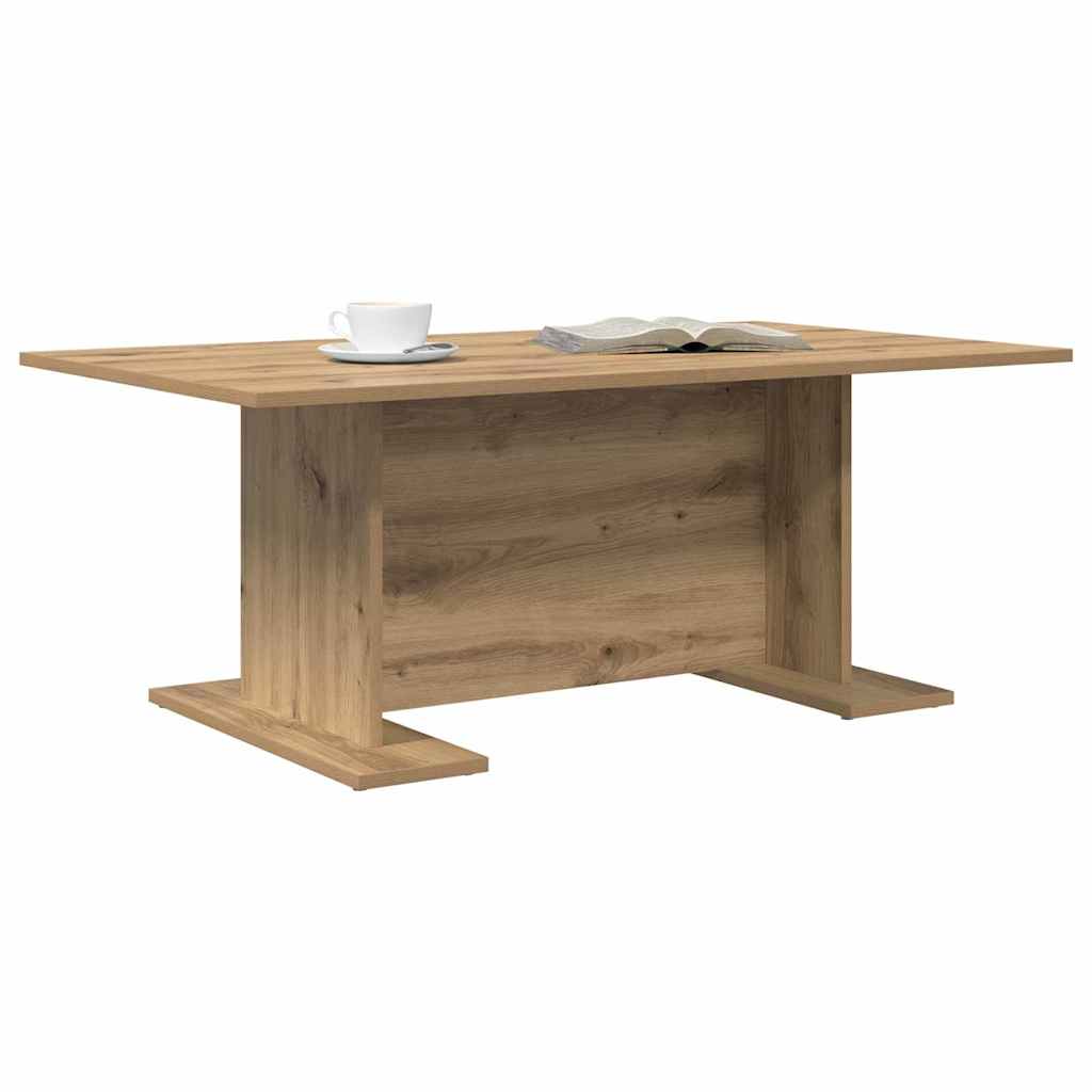 Tavolino da salotto rovere artigianale 103,5 x 60 x 40 cm