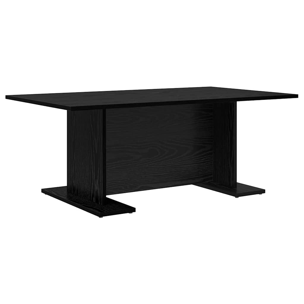 Tavolino da salotto Rovere nero 103,5 x 60 x 40 cm