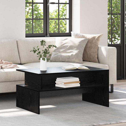 Tavolino da salotto Rovere Nero 90 x 55 x 42,5 cm | homemem39
