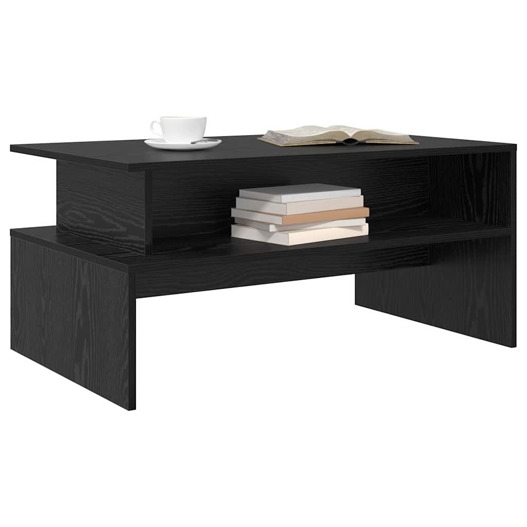 Tavolino da salotto Rovere Nero 90 x 55 x 42,5 cm