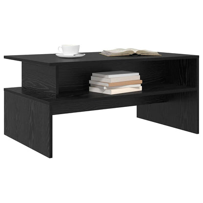 Tavolino da salotto Rovere Nero 90 x 55 x 42,5 cm