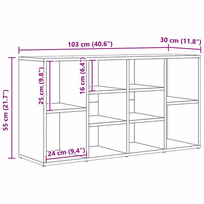 Panca per scarpe Rovere artigianale 103 x 30 x 54,5 cm
