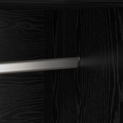 Guardaroba Rovere Nero 82,5 x 51,5 x 180 cm Legno multistrato | homemem39