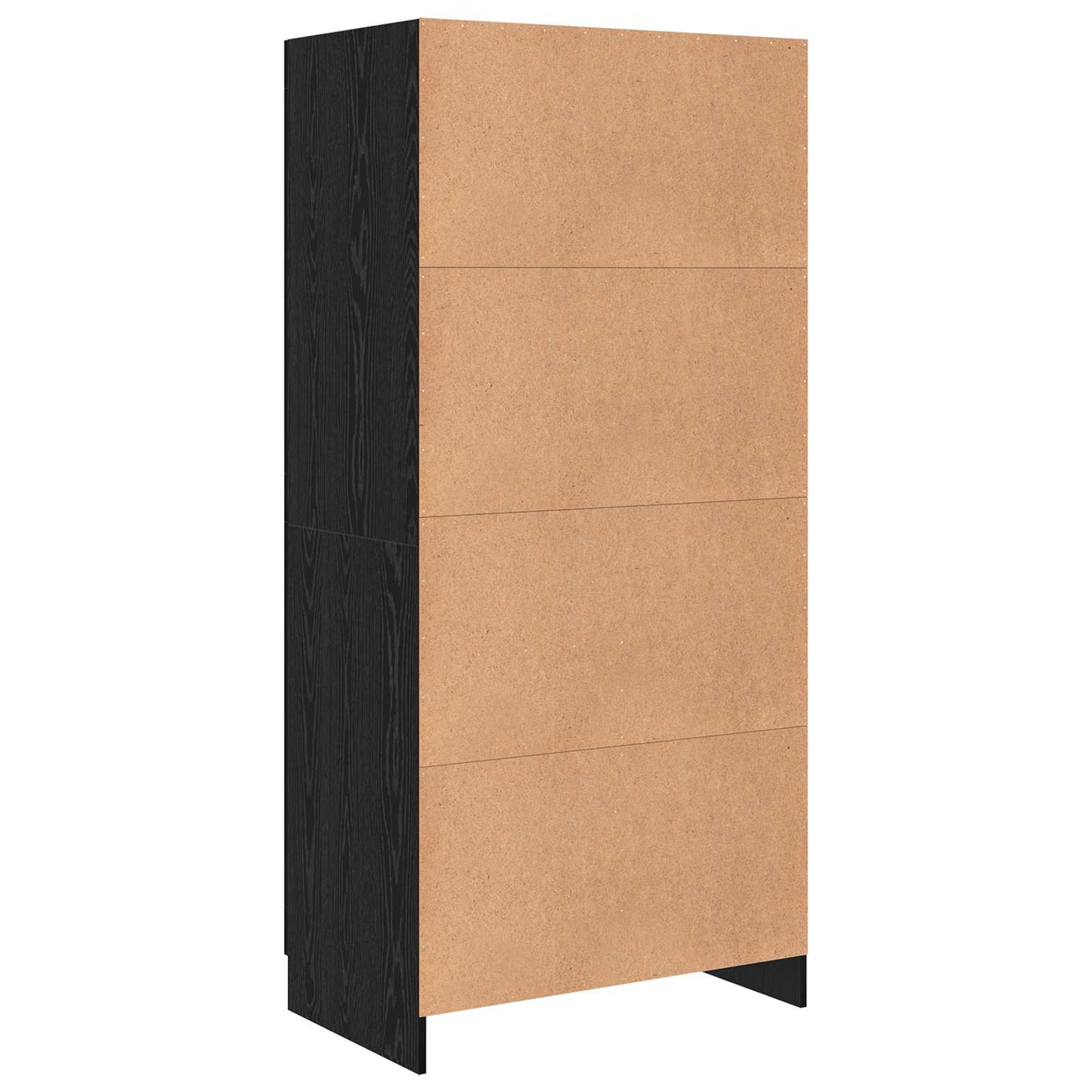 Guardaroba Rovere Nero 82,5 x 51,5 x 180 cm Legno multistrato