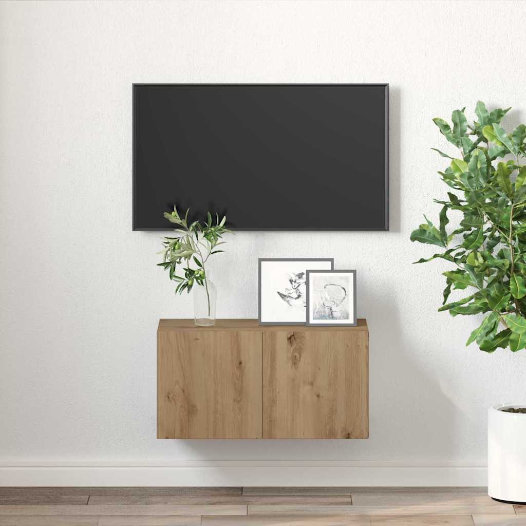 Set mobile TV Marrone 60 x 30 x 30 cm Legno multistrato