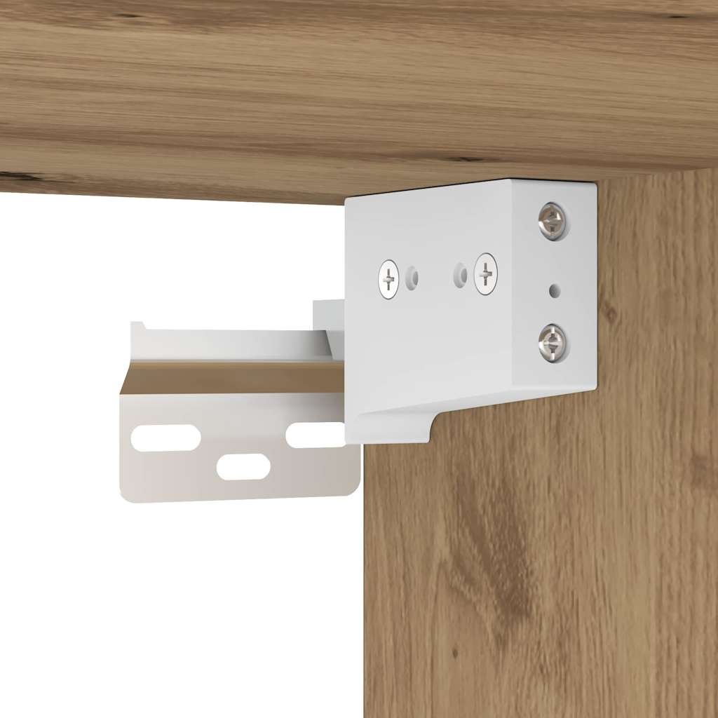 Set mobile TV 3 pz Marrone Legno ingegnerizzato