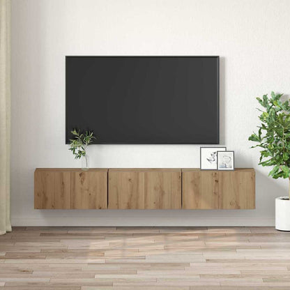 Set mobile TV 3 pcs Marrone 60 x 30 x 30 cm Legno multistrato