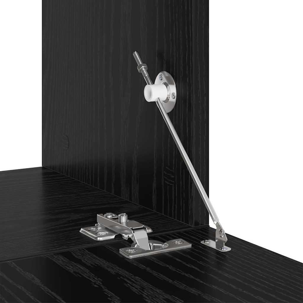 Set mobile TV 3 pcs Nero 60 x 30 x 30 cm Legno multistrato